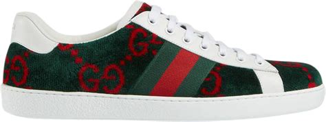 gucci terry cloth shoes green|Buy Gucci Ace GG Terry Cloth 'Green' .